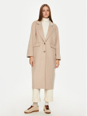 American Vintage American Vintage Cappotto di lana Dadoulove DADO17KH24 Beige Oversize
