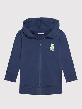 United Colors Of Benetton United Colors Of Benetton Pulóver 3J70MM270 Sötétkék Regular Fit