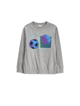 Coccodrillo Coccodrillo Longsleeve ZC6143105VBA-019 Szary Regular Fit