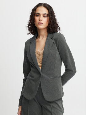 ICHI ICHI Μπλέιζερ 20113285 Μαύρο Slim Fit