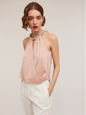 Motivi Motivi Top D716Q000433N006 Rosa Flared Fit