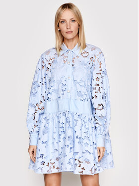 Custommade Custommade Košeľové šaty Linora 999370403 Modrá Regular Fit