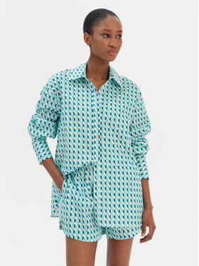 Seafolly Seafolly Srajca Sorrento 55575-TO Zelena Oversize