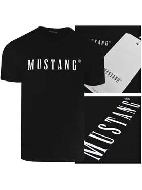 Mustang Mustang T-Shirt 4222 Czarny Comfortable Fit