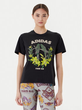 adidas adidas T-Shirt FARM Graphic JV8609 Černá Regular Fit