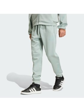 adidas adidas Spodnie materiałowe 132921 Zielony Regular Fit
