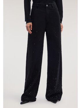 Trussardi Trussardi Jeansy P7089000470N033 Czarny Over Fit