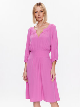 United Colors Of Benetton United Colors Of Benetton Každodenní šaty 43A0DV02Y Růžová Regular Fit