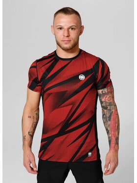 PITBULL PITBULL T-Shirt Koszulka Czerwony Regular Fit