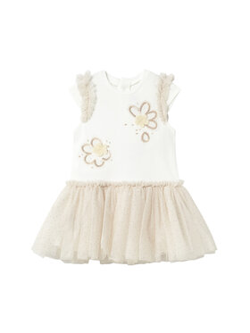 Mayoral Mayoral Rochie de zi 1904 Bej Regular Fit