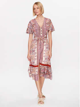 Iconique Iconique Ежедневна рокля IC23 135 Цветен Regular Fit