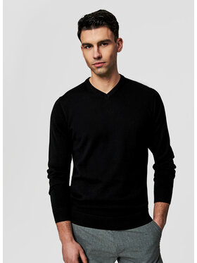 Pako Lorente Pako Lorente Sweter P26SN-2X-003 Czarny Classic Fit