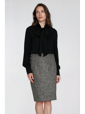 NIFE NIFE Midi sukně SP96 Tmavomodrá Regular Fit