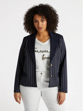 Fiorella Rubino Fiorella Rubino Kurtka outdoor Q503T000180N0Z4 Niebieski A-Line Fit