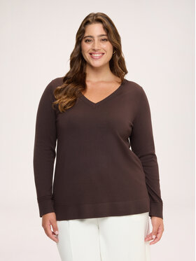 Fiorella Rubino Fiorella Rubino Maglione M273L008555N032 Marrone Regular Fit