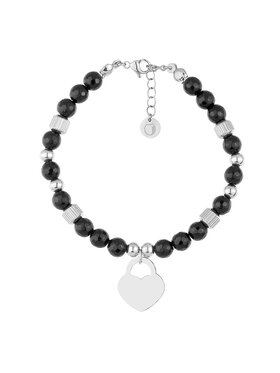 Manoki manoki Bransoletka BA1021 Czarny