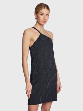 Samsøe Samsøe Samsøe Samsøe Koktélruha Malika F22400170 Sötétkék Slim Fit