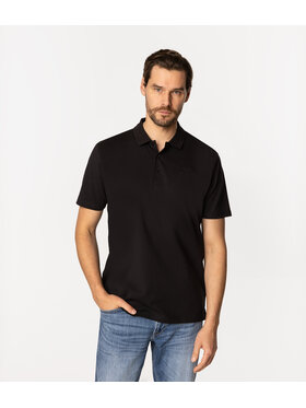 Lee Cooper Lee Cooper Polo ALAN 7124 Czarny Regular Fit