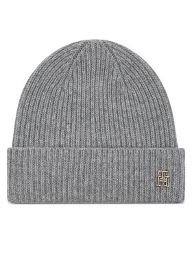 Tommy Hilfiger Tommy Hilfiger Шапка Cashmere Chic Beanie AW0AW15321 Сив