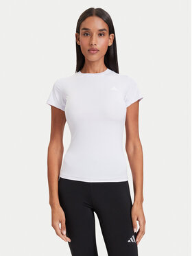 adidas adidas Koszulka techniczna Primelift Essentials Workout Contour T-Shirt KQ8386 Fioletowy jasny Slim Fit