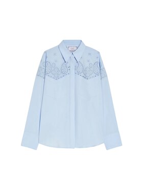 Pennyblack Pennyblack Camicia 2511111013200-002 Turchese Regular Fit