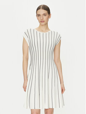 DKNY DKNY Ежедневна рокля DD4J8E21 Бежов Regular Fit
