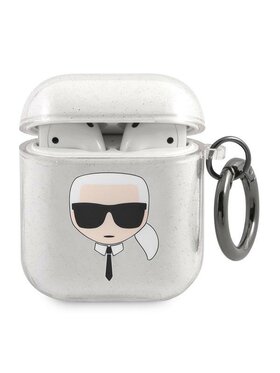 KARL LAGERFELD KARL LAGERFELD Etui na słuchawki AirPods Srebrny