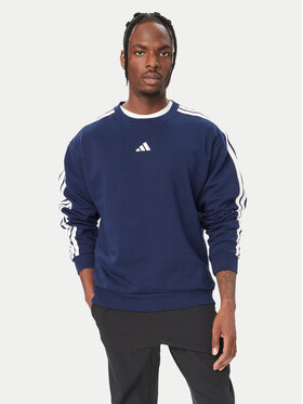 adidas adidas Mikina Essentials 3-Stripes Fleece KY4163 Modrá Regular Fit