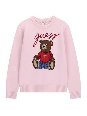 Guess Guess Πουλόβερ H6BR01 Z1336 Ανοιχτό ροζ Regular Fit