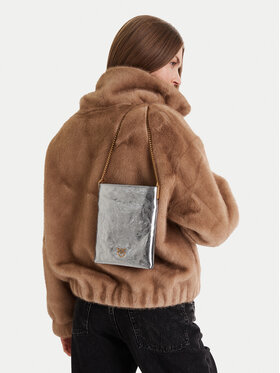 PINKO PINKO Сумка Flat Satchel AI 25-26 PCPL 105352 A2OT Срібний