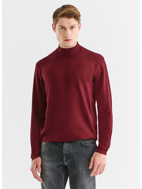 Pako Lorente Pako Lorente Sweter P23WF-2X-014 Bordowy Regular Fit