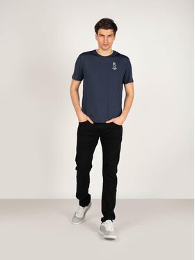 North Sails North Sails T-Shirt 45 2302 000 | T-shirt Foehn Tmavomodrá Regular Fit