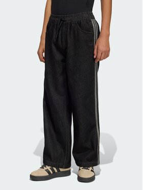 adidas adidas Spodnie dresowe Firebird denim Czarny Loose Fit