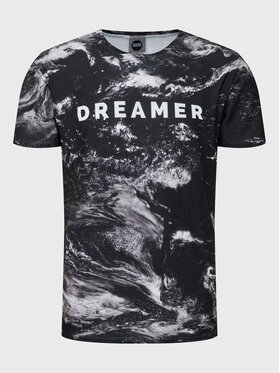 Mr. GUGU & Miss GO Mr. GUGU & Miss GO T-shirt Unisex Dreamer Crna Regular Fit