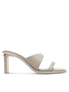 Calvin Klein Calvin Klein Παντόφλες Heel Slide 70 Lth HW0HW02072 Μπεζ