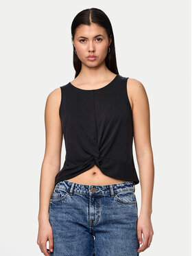 Pieces Pieces Top Anora 17149200 Crna Regular Fit