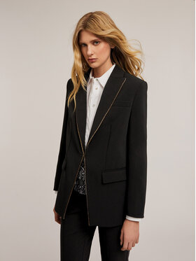 Motivi Motivi Giacca outdoor Q662Q000844N033 Nero Regular Fit