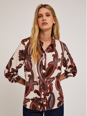 Motivi Motivi Camicia 5204Q100771N0S1 Marrone Regular Fit