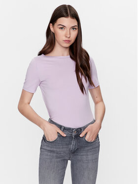 Vero Moda Vero Moda Halenka Panda 10231753 Fialová Slim Fit