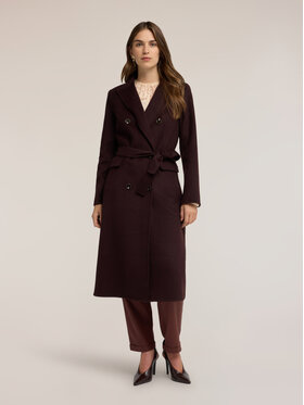 Motivi Motivi Cappotto invernale 0030Q000667N022 Marrone Regular Fit