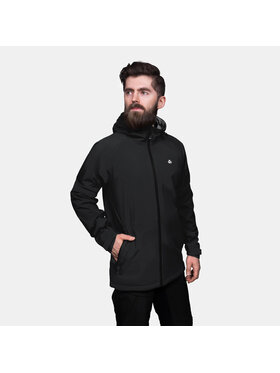 Alpinus Alpinus Kurtka przeciwdeszczowa Girdiman Czarny Regular Fit