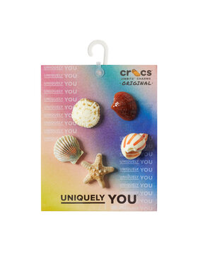 Crocs Crocs Ukras za obuću Jibbitz™ She Sells Seashells 5-Pack 10014671 Šarena