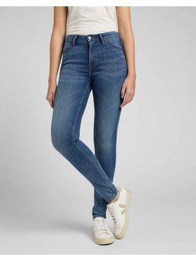 Lee Lee Jeansy Scarlett High Country Stone Niebieski Skinny Fit