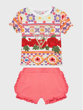 Guess Guess Set majica i hlače A3GG01 K6YW3 Šarena Regular Fit
