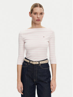 Tommy Hilfiger Tommy Hilfiger Blúz New Cody WW0WW40589 Rózsaszín Slim Fit