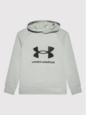 Under Armour Under Armour Majica dugih rukava Rival Fleece 1357585 Siva Relaxed Fit