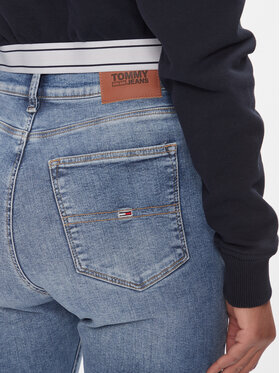 Tommy Jeans Traperice Sylvia DW0DW16691 Plava Super Skinny Fit