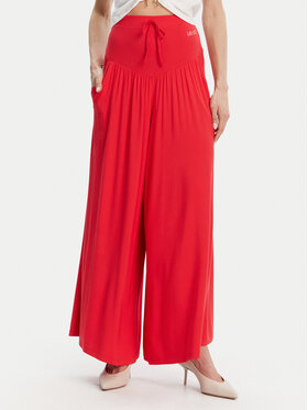 Liu Jo Beachwear Liu Jo Beachwear Stoffhose VA5039 JS360 Rot Relaxed Fit