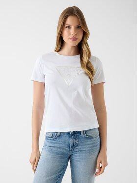 Guess Guess T-Shirt 183155 Bílá Classic Fit