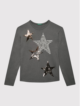 United Colors Of Benetton United Colors Of Benetton Блузка 3096C107D Сірий Regular Fit